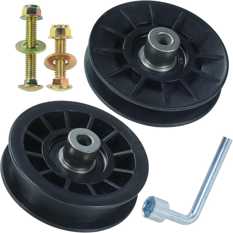 BOSFLAG 532194326 Pulley with 532194327 Pulley Replaces 194326 705079 194327 705080 for GT54LS LGT2554 LGT2654 YTH1542XP YTH20K46 YTH21K46 YTH22V46 YTH2348 YTH2454 YTH24K48 YTH24V48 YTH22V42 Tractors - Image 1